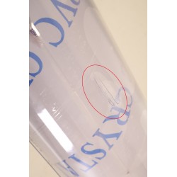 Rouleau de 15m Nappe PVC Transparent Crystal  Largeur 140cm Épaisseur 0.8mm - CR80/100