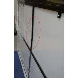 Abri de Parking pour Fumeurs, Vélos et Deux Roues avec Banc Assis-Debout et Panneau Frontal Pas Cher