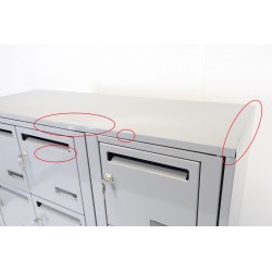 Bloc de 12 Boîtes aux Lettres LEABOX Collective