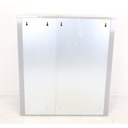 Bloc de 12 Boîtes aux Lettres LEABOX Collective Mural Gris - 3x4 - NEUF Déclassé