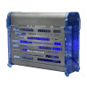 Désinsectiseur Électrique FRANSTAL Flyinbox 2x5W LED Surface Désinfection 120m² Inox/Bleu - IBRFX10ITSLED