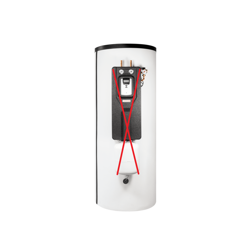 Ballon Préparateur Eau Chaude Solaire 400L CHAPPEE WSC 400 pour Chaudière ou Pompe à Chaleur - 7830850