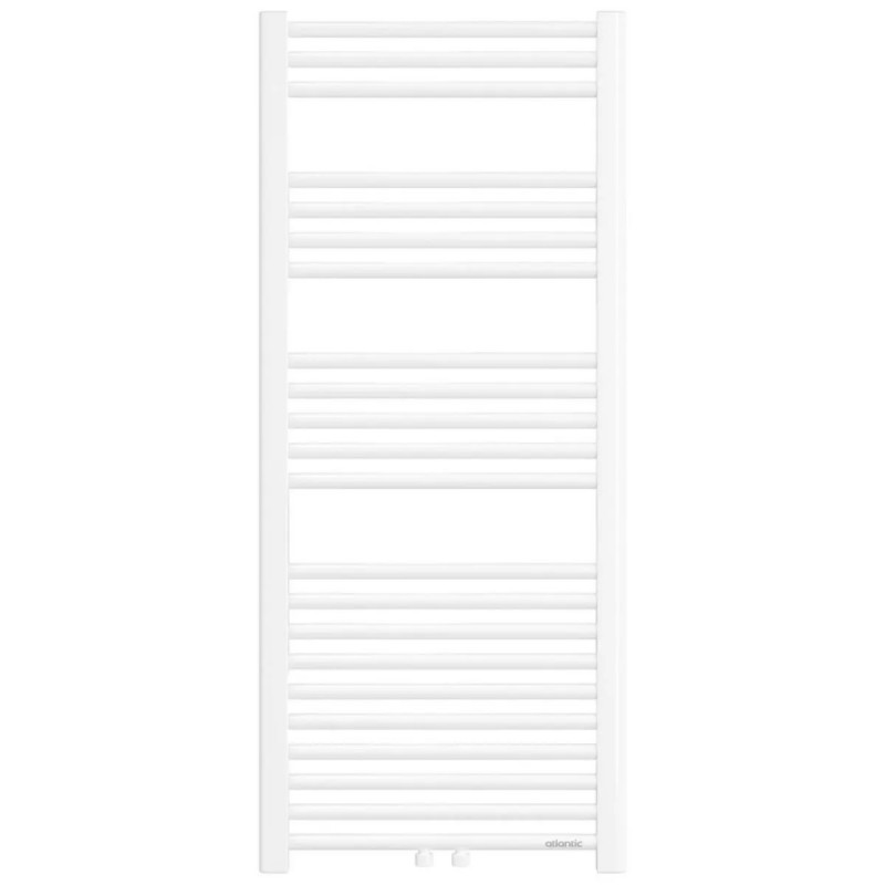 Sèche-Serviettes Eau Chaude 515W ATLANTIC 2012 Raccordement sur Collecteurs Vertical Blanc - 833955 - NEUF