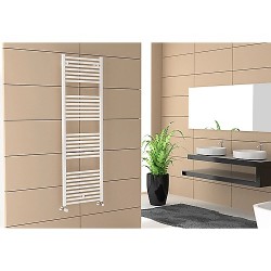 Sèche-Serviettes Eau Chaude 1062W AQUANCE Myre Vertical Mural Blanc - MYRE01050