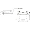ASLED - Spot LED Encastrable Fado 10W CTC 3000-5000K Blanc - FAD12WCTC