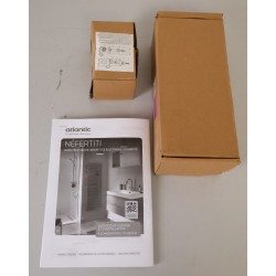 Sèche-Serviettes Électrique 600W ATLANTIC Néfertiti Connecté Asymétrique Mât - 850611 - NEUF Déclassé