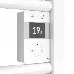 Sèche-Serviettes Électrique 2000W ATLANTIC Doris Digital Connecté avec Soufflerie Blanc