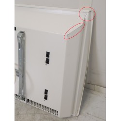 Radiateur Électrique 1250W INTUIS Quartea 2 Blanc - M169114 - NEUF Déclassé