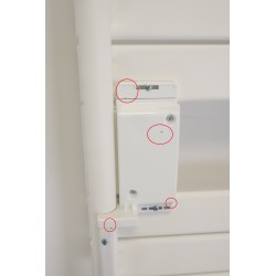 Sèche-Serviettes Électrique 1000W ATLANTIC Adelis Digital Blanc - 862772