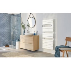 Sèche-Serviettes Électrique 1000W ATLANTIC Adelis Digital Blanc - NEUF Déclassé