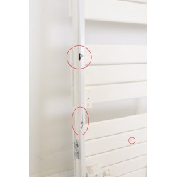 Sèche-Serviettes Électrique 1000W ATLANTIC Digital Blanc - 862772 - NEUF Déclassé