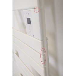 Sèche-Serviettes Électrique 1000W ATLANTIC Adelis Blanc - 862772 - NEUF Déclassé