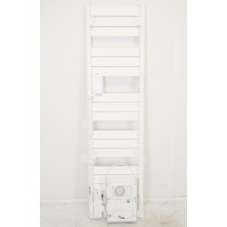 Sèche-Serviettes Électrique 1750W ATLANTIC Adelis Connecté Digital avec Soufflerie Blanc