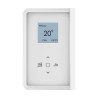 Sèche-Serviettes Electrique 2000W ATLANTIC Doris Digital avec Soufflerie Blanc