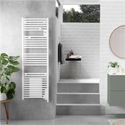 Sèche-Serviettes Electrique 2000W ATLANTIC Doris Digital avec Soufflerie Blanc - 851129