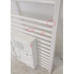 Sèche-Serviettes Electrique 2000W ATLANTIC Doris Blanc - 851129 - NEUF Déclassé