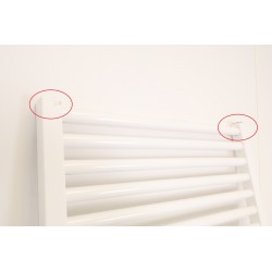 Sèche-Serviettes Electrique 2000W ATLANTIC Doris avec Soufflerie Blanc - 851129 - NEUF Déclassé