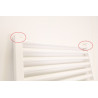 Sèche-Serviettes Electrique 2000W ATLANTIC Doris avec Soufflerie Blanc - 851129 - NEUF Déclassé