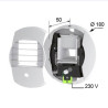 Bouche d'Extraction pour Ventilation Hygroréglable ANJOS Alizé 10/45/45 - 1772 - NEUVE