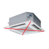 Unité Intérieure Cassette de Climatisation 10kW PANASONIC PAC-i Inverter Monophasé Mono-split - S-100PU2E5B