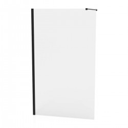 Paroi de Douche ALTERNA Domino Walk 120cm Verre Transparent Profilé Noir - P001174 - NEUVE