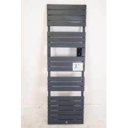 Sèche-Serviettes Mixte Eau Chaude 1000W et Soufflerie Électrique 1000W THERMOR Riviera 2 Gris - 490243