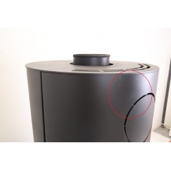 Poêle à Bois 7kW INTERSTOVES Cassandra 7 Noir - NEUF Déclassé