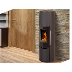 Poêle à Bois 7kW INTERSTOVES Carla 7 Noir - CARLA - NEUF