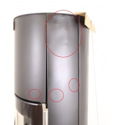 Poêle à Bois 7kW INTERSTOVES Noir - CARLA - NEUF Déclassé