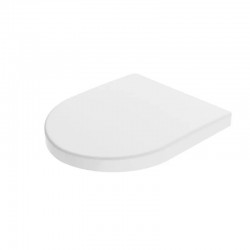 Abattant WC Toilette VIGOUR Derby Rond avec Charnière en Acier Inoxydable Amovible - 536434 - NEUF