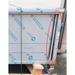 Meuble Buffet Inox Traversant TOURNUS EQUIPEMENT Portes Coulissantes 2 Faces sur Roulettes Pas Cher