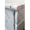 Meuble Buffet Inox Traversant TOURNUS EQUIPEMENT Portes Coulissantes 2 Faces sur Roulettes Pas Cher