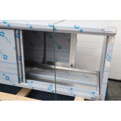 Meuble Buffet Inox Traversant TOURNUS EQUIPEMENT Portes Coulissantes 2 Faces