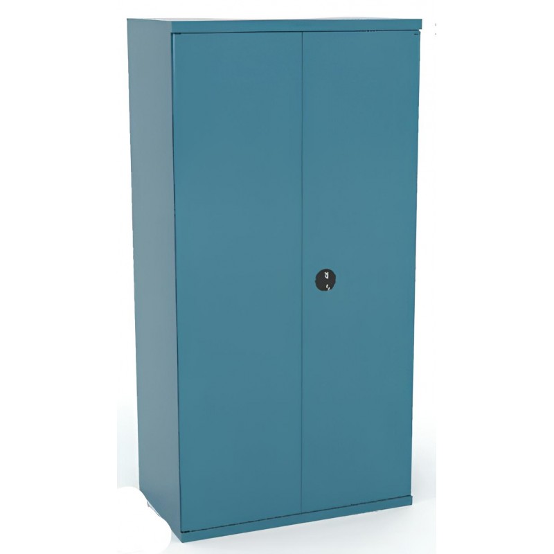 Armoire Haute d'Atelier HECO 2 Portes H1980xL1000xP490mm Sans Tablettes Bleue - 159