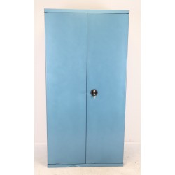 Armoire Haute d'Atelier HECO 2 Portes H1980xL1000xP490mm Sans Tablettes Bleue - 159