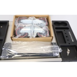 Servante d'Atelier Mobile 7 Tiroirs 1 Placard Latéral STAHLBÄR Black Édition Sans Outils - ST007