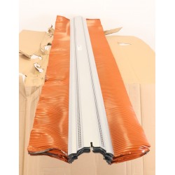 Lot de 6 Closoirs de Ventilation Rigides SOBAT Profait 3000 Rouge L2m Bavette Plomb l140mm - 10943