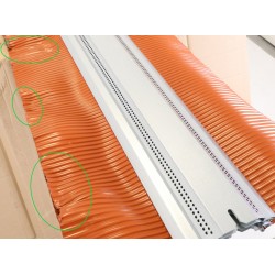 Lot de 6 Closoirs de Ventilation Rigides SOBAT Profait 3000 Rouge L2m Bavette Plomb l140mm - 10943