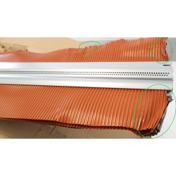 Lot de 6 Closoirs de Ventilation Rigides SOBAT Profait 3000 Rouge L2m Bavette Plomb l140mm - 10943