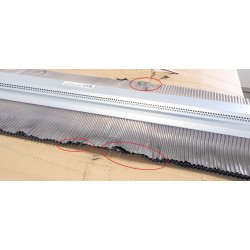 Lot de 6 Closoirs de Ventilation Rigides SOBAT Profait 2000 Naturel L2m Bavette Plomb l120mm - 10998