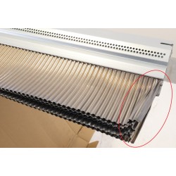 Lot de 6 Closoirs de Ventilation Rigides SOBAT Profait 2000 Naturel L2m Bavette Plomb l120mm - 10998