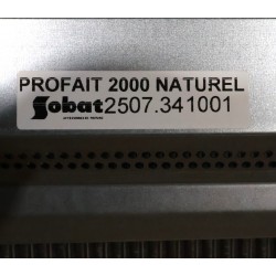 Lot de 6 Closoirs de Ventilation Rigides SOBAT Profait 2000 Naturel L2m Bavette Plomb l120mm - 10998