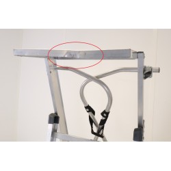 Échelle Plateforme Roulante Mobile Aluminium MANUEST Pirl4 4 Marches 4 Roulettes - 8MESDP44D0NAV