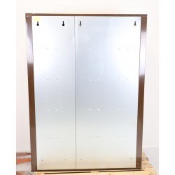 Bloc de 13 Boîtes aux Lettres avec 1 Panneau d'Affichage LEABOX Collective Intérieur Mural Marron - 3x5