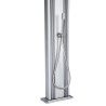 FORMIDRA- Douche Solaire Hybride 37L Dada Straight Aluminium - D463-AX