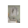 Ensemble Meuble Sous-Vasque Rouge et Miroir DELPHA Delphy Optimise - B7PV2CP90 - MIOB8080 - NEUF
