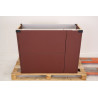 Ensemble Meuble Sous-Vasque Rouge et Miroir DELPHA Delphy Optimise - B7PV2CP90 - MIOB8080