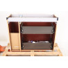 Ensemble Meuble Sous-Vasque Rouge et Miroir DELPHA Delphy Optimise