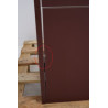 Ensemble Meuble Sous-Vasque Rouge et Miroir