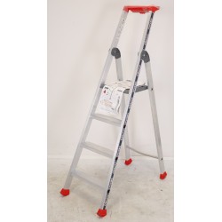 Escabeau 4 Marches Aluminium OBSIMA Hauteur de Travail 2,39m - 202130